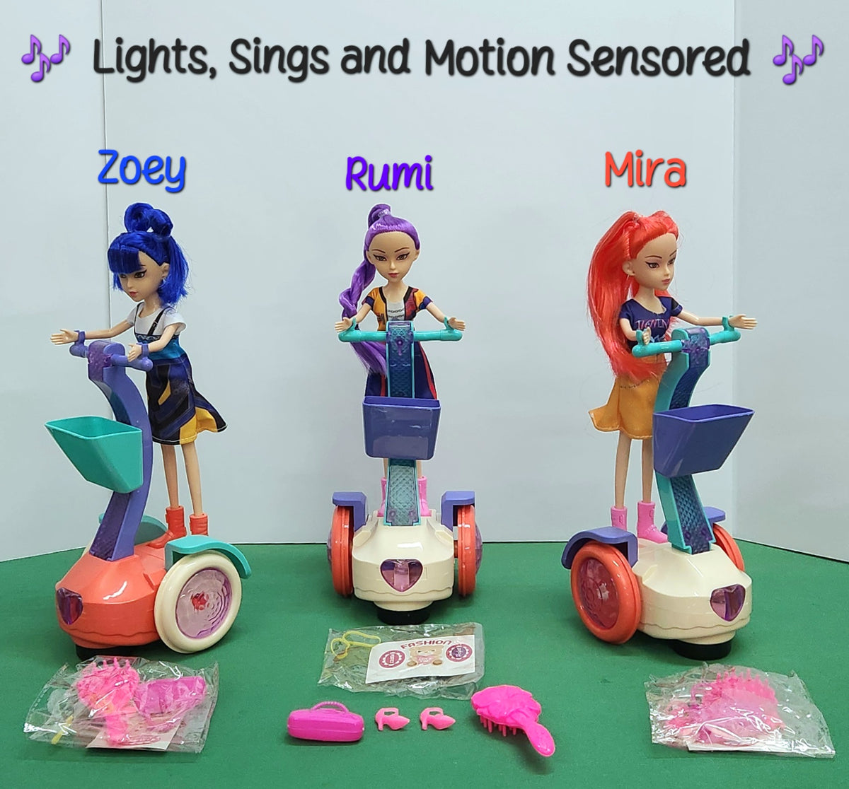 K-Pop Demon Hunter MUSICAL SCOOTERS | Rumi, Mira & Zoey