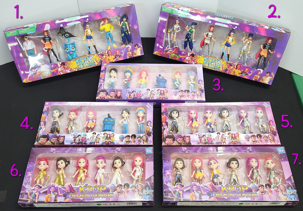 K-Pop Demon Hunters FIGURE TOY SETS