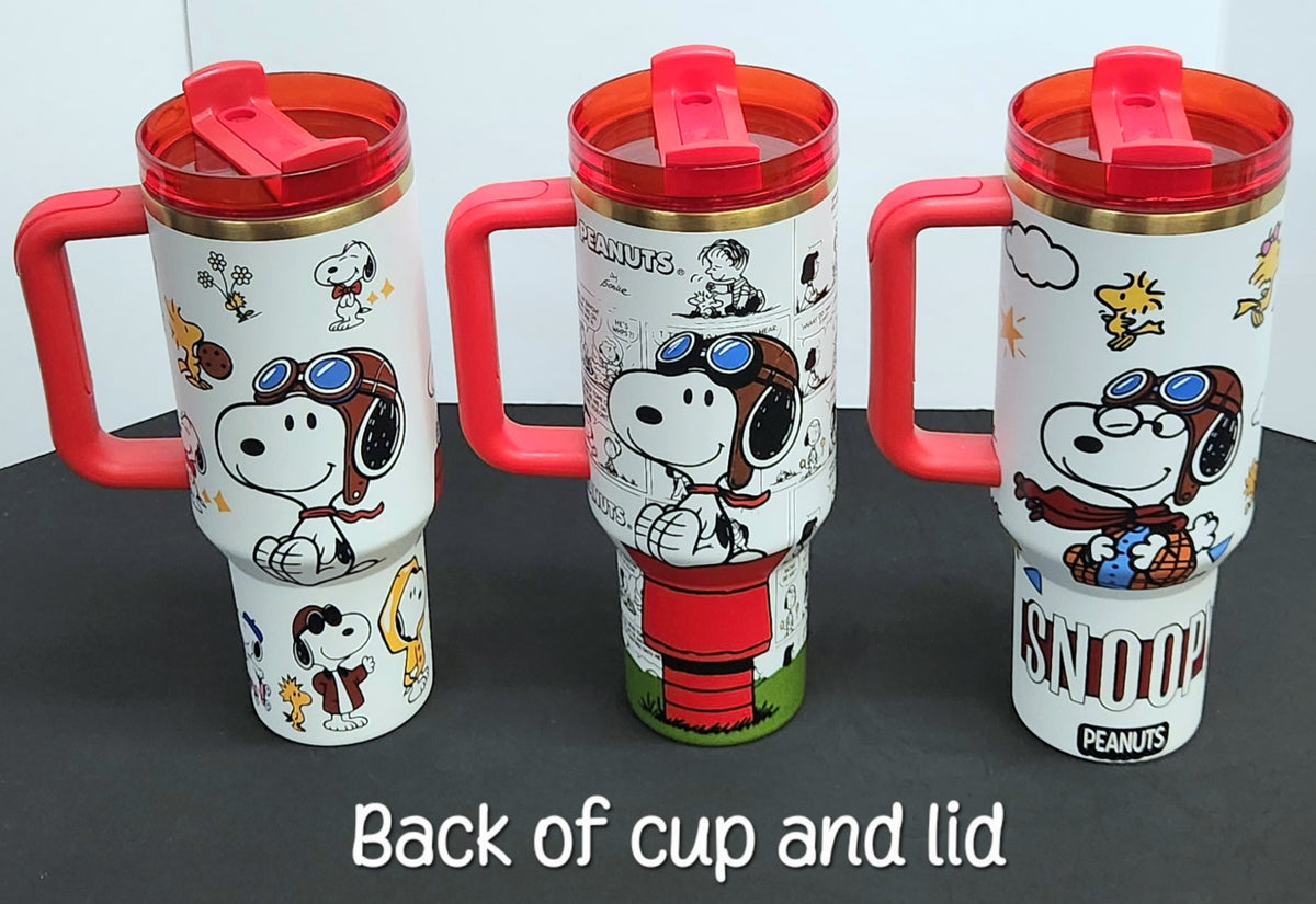 SNOOPY Stainless Steel Tumbler Cups w/GIFT BOX | 40 oz