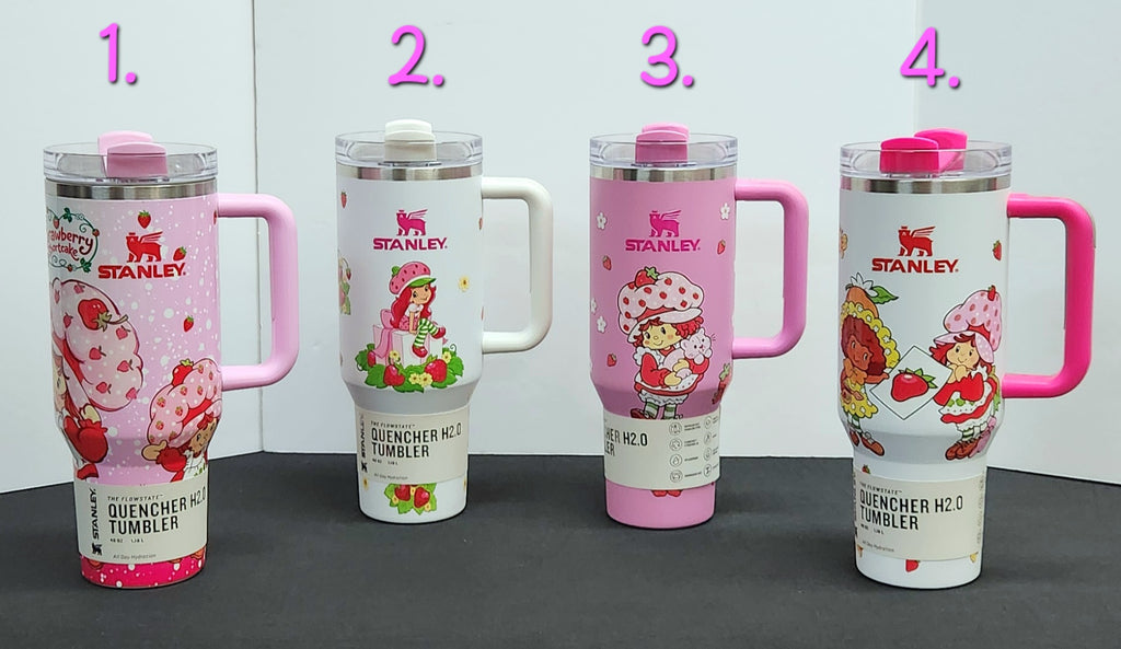 STRAWBERRY SHORTCAKE Stainless Steel Tumbler Cups | 40 oz | Orange Blossom