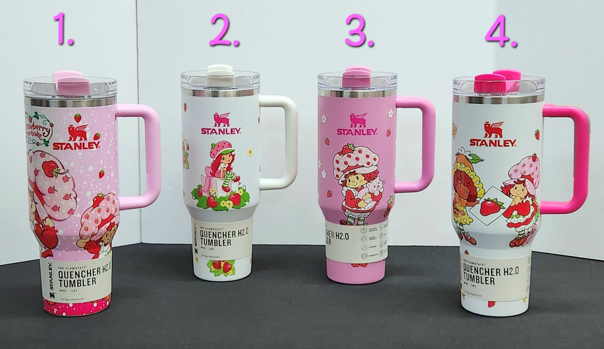 STRAWBERRY SHORTCAKE Stainless Steel Tumbler Cups | 40 oz | Orange Blossom
