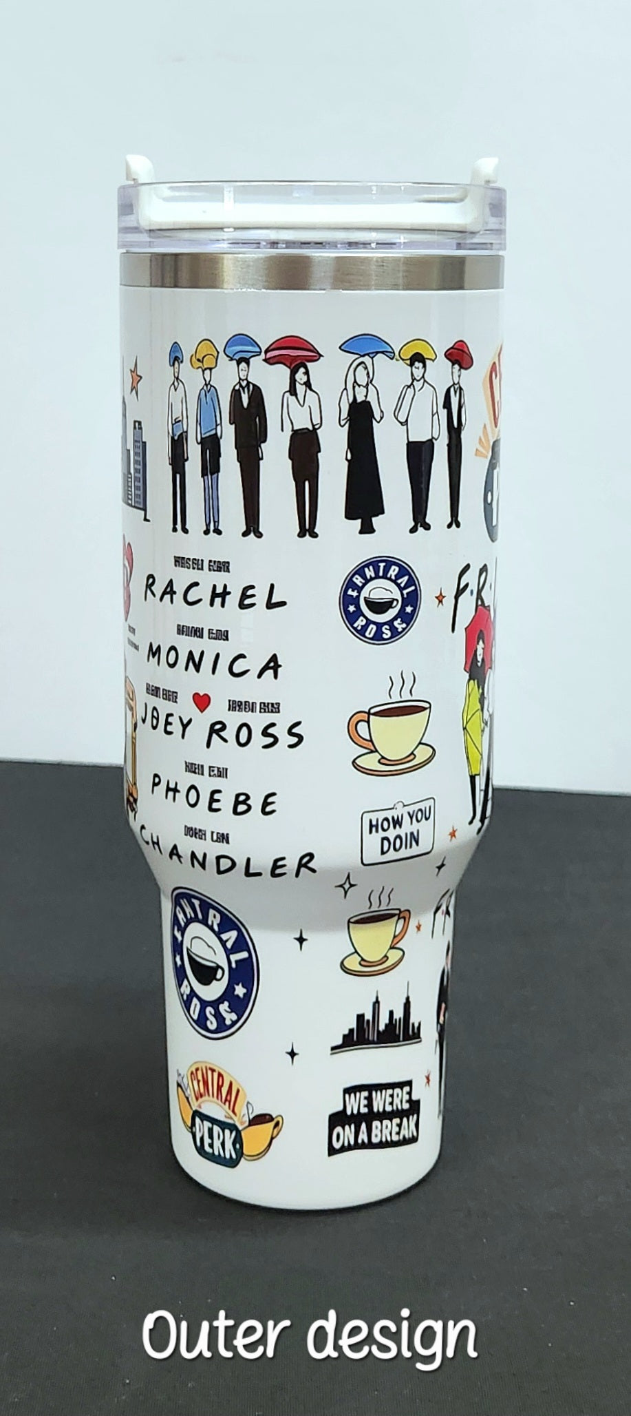 FRIENDS Stainless Steel Tumbler Cup | 40 oz