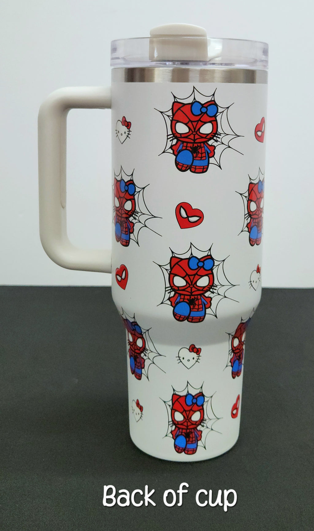HELLO KITTY SPIDERMAN Stainless Steel Tumbler Cup | 40 oz