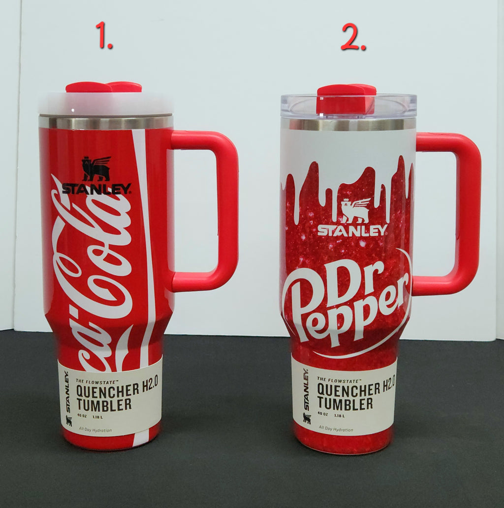 COKE & DR. PEPPER Stainless Steel Tumbler Cups | 40 oz | DRINKS Design Tumbler