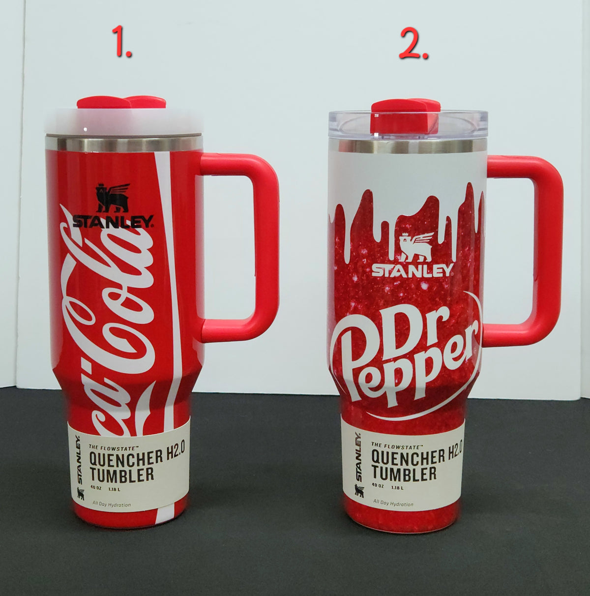 COKE & DR. PEPPER Stainless Steel Tumbler Cups | 40 oz | DRINKS Design Tumbler