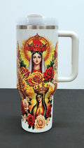 RELIGION Stainless Steel Tumbler Cups | 40 oz | GUADALUPE, GOD IS GOOD ALL THE TIME, VIRGIN MARY