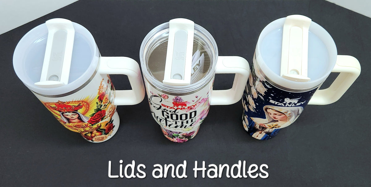 RELIGION Stainless Steel Tumbler Cups | 40 oz | GUADALUPE, GOD IS GOOD ALL THE TIME, VIRGIN MARY