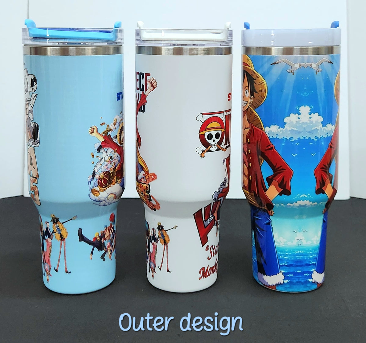 ONE PIECE Stainless Steel Tumbler Cups | 40 oz | LUFFY