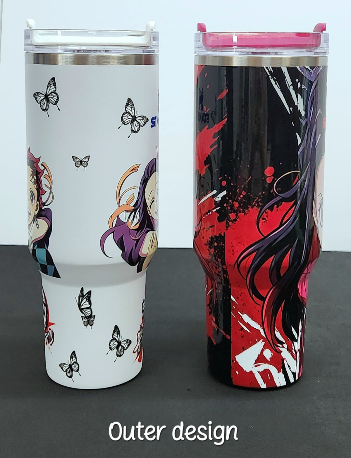 DEMON SLAYER Inspired Stanley Tumbler Cups | 40 oz