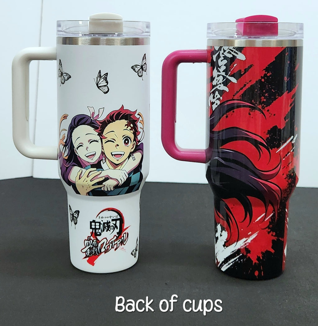 DEMON SLAYER Inspired Stanley Tumbler Cups | 40 oz