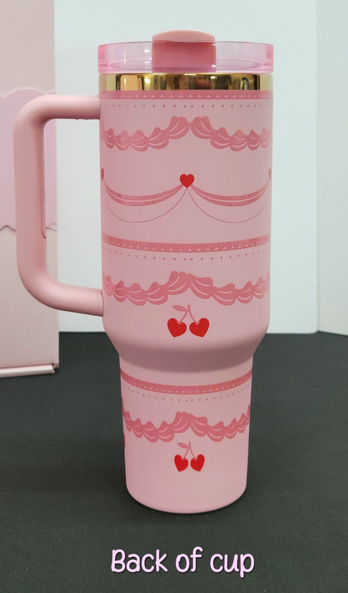CHERRY Stanley Tumbler Cup with GIFT BOX | 40 oz