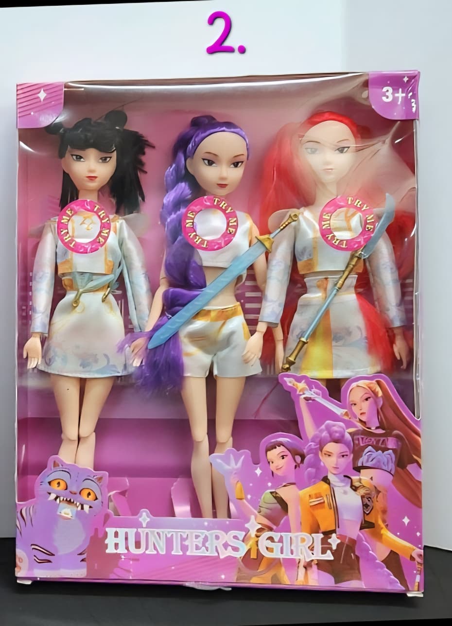 K-Pop Demon Hunters 3-PC SINGING DOLL SETS