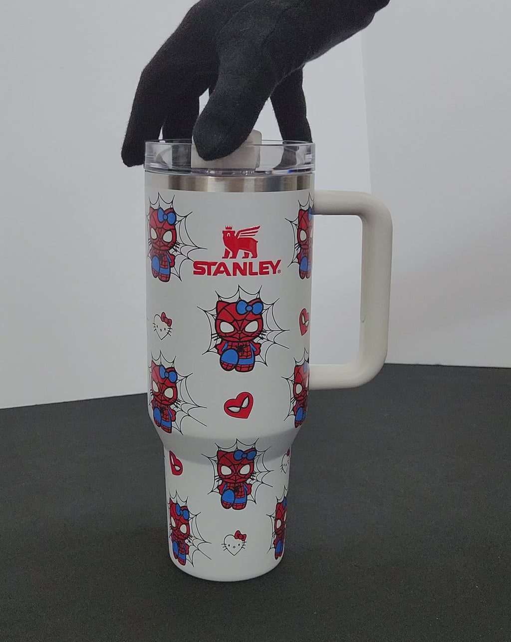 HELLO KITTY SPIDERMAN Stainless Steel Tumbler Cup | 40 oz