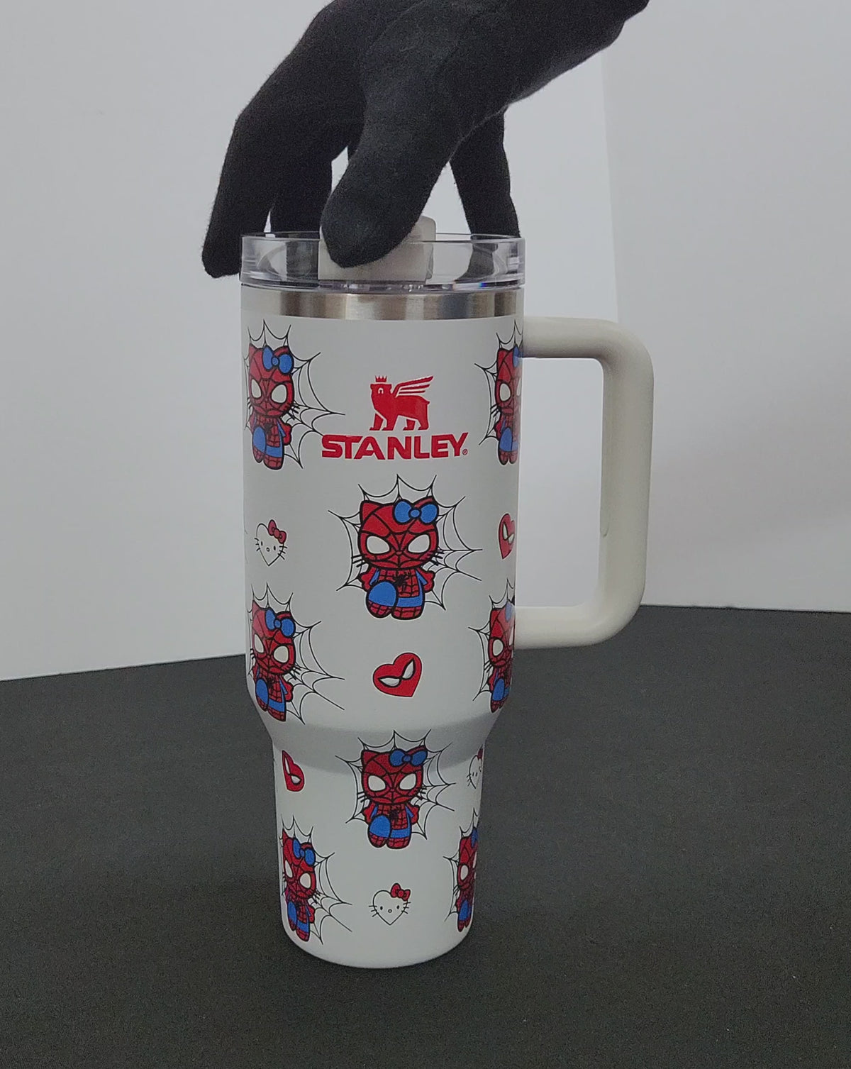 HELLO KITTY SPIDERMAN Stainless Steel Tumbler Cup | 40 oz