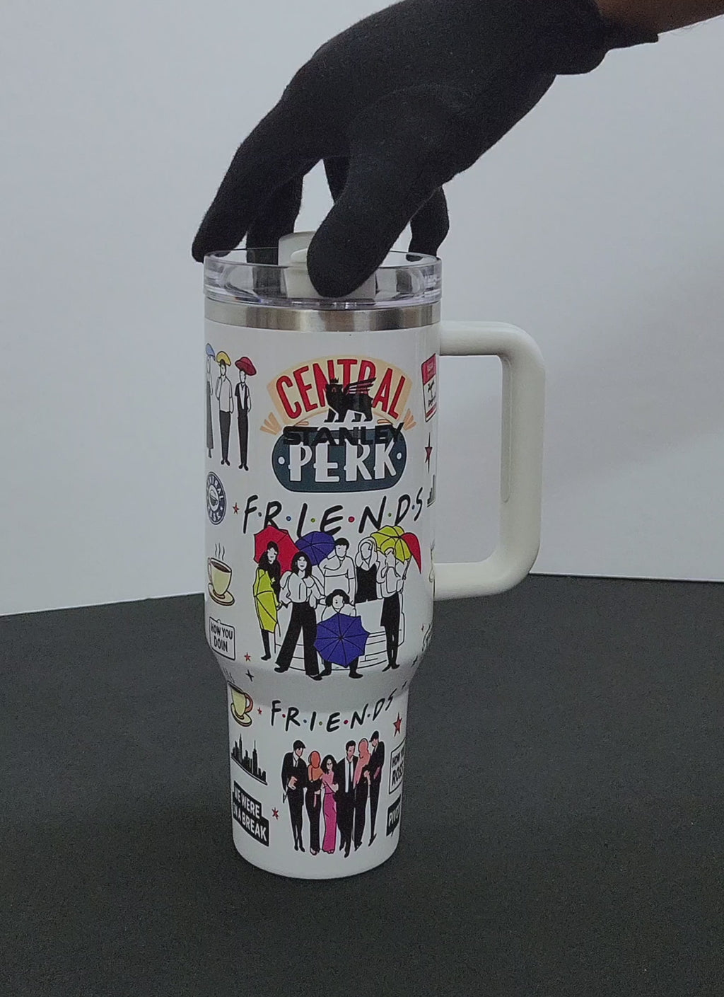 FRIENDS Stainless Steel Tumbler Cup | 40 oz